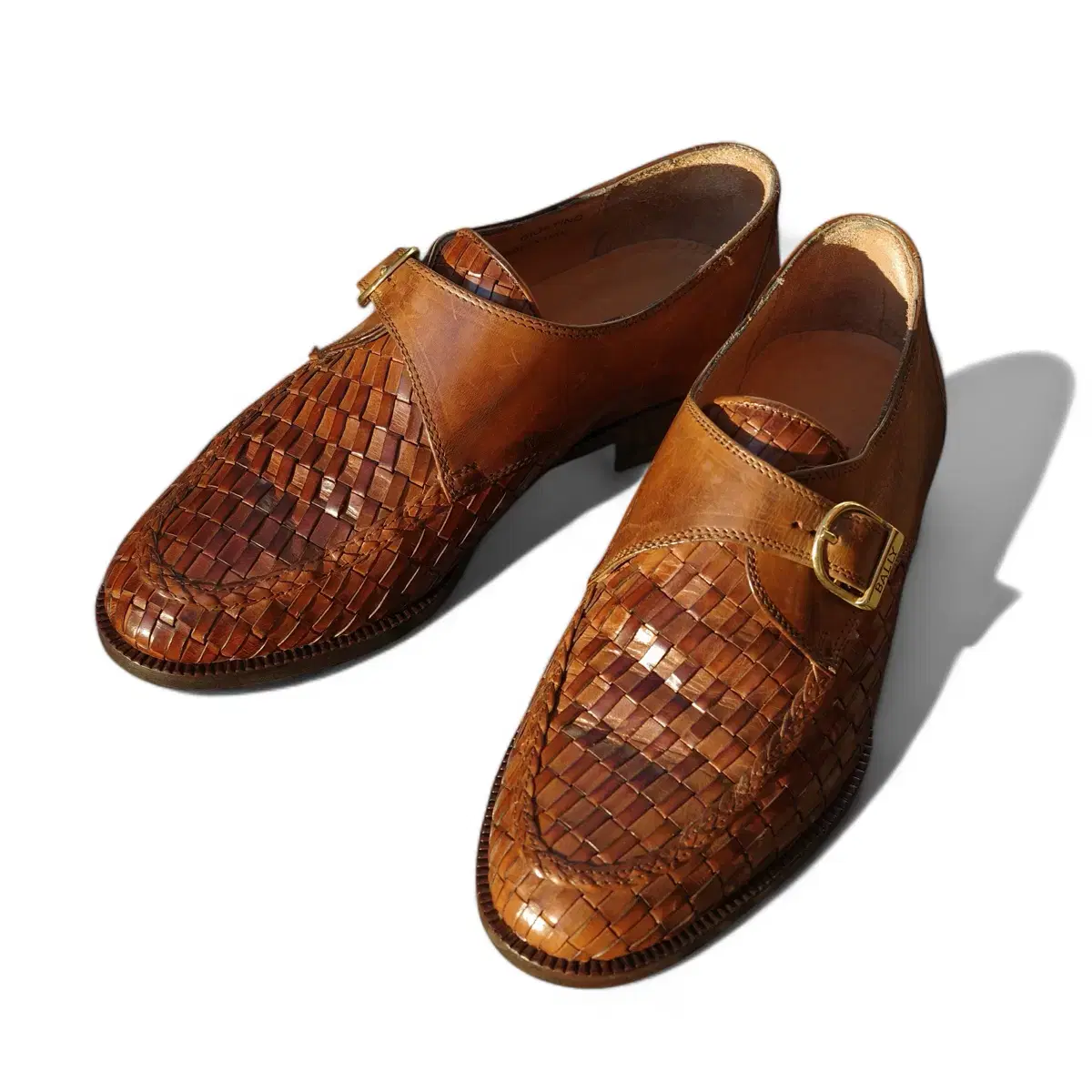 Bally Intrecciato monk strap Loafer